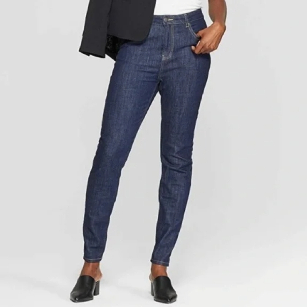 A New Day Womens High Rise Skinny Jeans Size 2‎
